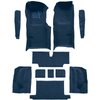 VT1706772 1973-75 Chevrolet Corvette; Roadster; Automatic; Complete Molded Carpet Set; w/ Heel Pad; Cutpile; Royal Blue - image 2