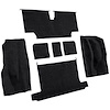 VT1706901 1973-75 Chevrolet Corvette; Roadster; Rear Molded Carpet; w/ Heel Pad; Cutpile; Black - image 1