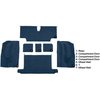 VT1707072 1973-75 Chevrolet Corvette; Roadster; Rear Molded Carpet; w/o Heel Pad; Cutpile; Royal Blue - image 2