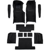 VT1707301 1976 Chevrolet Corvette; Complete Molded Carpet Set; w/ Heel Pad; Cutpile; Black - image 2