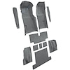 VT1707347 1976 Chevrolet Corvette; Complete Molded Carpet Set; w/ Heel Pad; Cutpile; Dark Gray - image 1