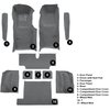 VT1707347 1976 Chevrolet Corvette; Complete Molded Carpet Set; w/ Heel Pad; Cutpile; Dark Gray - image 4