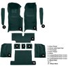 VT1707385 1976 Chevrolet Corvette; Complete Molded Carpet Set; w/ Heel Pad; Cutpile; Blue Green - image 4