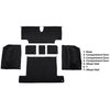 VT1707801 1976 Chevrolet Corvette; Rear Molded Carpet; w/ Heel Pad; Cutpile; Black - image 3