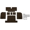 VT1707899 1976 Chevrolet Corvette; Rear Molded Carpet; w/ Heel Pad; Cutpile; Brown - image 3