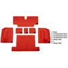 VT1707902 1976 Chevrolet Corvette; Rear Molded Carpet; w/o Heel Pad; Cutpile; Firethorn/Medium Red - image 3