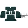 VT1707985 1976 Chevrolet Corvette; Rear Molded Carpet; w/o Heel Pad; Cutpile; Blue Green - image 3
