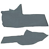 VT1716364 1990-93 Chevrolet Corvette; Console Carpet Strips; 2-Piece Set; Cutpile; Steel Blue / Crystal Blue - image 1