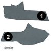 VT1716364 1990-93 Chevrolet Corvette; Console Carpet Strips; 2-Piece Set; Cutpile; Steel Blue / Crystal Blue - image 3