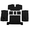 VT1734001 1969-70 Chevrolet Corvette; Rear Molded Carpet; w/o Heel Pad; Cutpile; Black - image 1