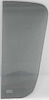 VT5559Y Door Vent Glass 1955-59 Chevrolet/GMC Truck (2nd Series); 8" x 16"; Smoke Gray - image 1
