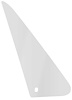 VT81911C Tempered Door Vent Glass 1980-91 GM Truck; RH; 8" x 18"; 1 Hole; Clear - image 1