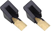 W1224 1955-58 GM Full Size; Vent Window Bumper Stops; Upper; Pair - image 1