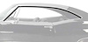 W2347 Roof Rail Weatherstrip Seal 1967-68 Impala, Wildcat, Delta 88;, 2-Door Fastback; Pair - image 1