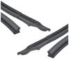 W2347 Roof Rail Weatherstrip Seal 1967-68 Impala, Wildcat, Delta 88;, 2-Door Fastback; Pair - image 2