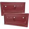 W72402 1972 Chevrolet, GMC Pickup, Blazer/Jimmy, Suburban; Deluxe Interior Door Panels; with Upper Scroll Design; Red; Pair - image 1