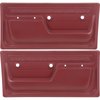 W72402 1972 Chevrolet, GMC Pickup, Blazer/Jimmy, Suburban; Deluxe Interior Door Panels; with Upper Scroll Design; Red; Pair - image 2