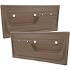 W72417 1972 Chevrolet, GMC Pickup, Blazer/Jimmy, Suburban; Deluxe Interior Door Panels; with Upper Scroll Design; Saddle; Pair - image 1