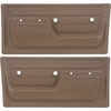 W72417 1972 Chevrolet, GMC Pickup, Blazer/Jimmy, Suburban; Deluxe Interior Door Panels; with Upper Scroll Design; Saddle; Pair - image 2