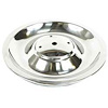 67 REPRO RALLY WHEEL HUB CAP BASE - STAINLESS STEEL - image 1