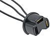 WE303 Headlamp Pigtail Socket; 3 Prong; Various Models - image 1