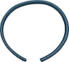 SNAP ON WINDLACE DOUBLE LIP STYLE DARK BLUE SOLD BY FOOT - image 1