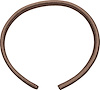 WL210 Snap-On Windlace Universal Dark Saddle/Brown Snap On Double Lip Style Windlace; Sold By The Foot