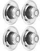WR1012NL Rally Wheel Derby Cap Set 4-Piece Tall Chrome - image 1