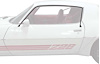 WS514 1970-81 Camaro/Firebird Coupe Original Style Latex Roof Rail Weatherstrip - image 1