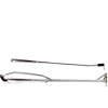 WW1002Z 1973-77 Chevrolert Chevelle, Buick Regal, Pontiac GTO; Polished Stainless Wiper Arms; Pair - image 1