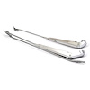 WW1675Z 1968-72 Chevrolert Chevelle, Buick Regal, Pontiac GTO, Polished Stainless Wiper Arms, Recessed, Pair - image 1