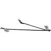 WW9617Z Wiper Transmission; 1968-69 Tempest, Lemans, GTO, 1969-72 Grand Prix; For Models Without Concealed Wipers - image 1