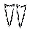 XL4191G 1968 Pontiac GTO, 1969 LeMans; Rear Side Marker Bezel; Pair; Chrome - image 1