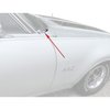 XP4500T 1968-69 Oldsmobile Cutlass, 442, Upper Fender Molding, At Windshield, Pair - image 2