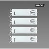 XP5604Z 1978-86 Firebird, Skylark, El Camino; Molding Clip Set; Body Side; 4-7/8 in.x1-1/4 in.; 4 Pieces; Plastic - image 2