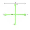 14" 4 WAY SAE & MM LUG WR - image 3