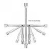 4 WAY FOLDING LUG WRENCH - image 2