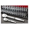 Black 3/8" Drive Socket Tray Metric - image 4