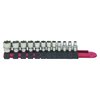 12 PC 1/4" MM SCKT SET - image 2