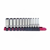 12 PC 1/4" MM DP SCKT SET - image 1