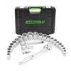 26 Piece 1/2 in. Ratchet and Socket Set - image 3