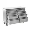 Stainless Steel 10 Drawer Cabinet - 46 inch - image 2
