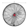 30" Oscillating Wall Mount Fan - image 4