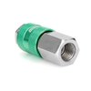 High Flow Coupler 1/4" Body 1/4" NPT Female - image 2