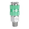 High Flow Coupler 1/4" Body 1/4" NPT Male - image 1