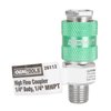 High Flow Coupler 1/4" Body 1/4" NPT Male - image 4