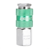 High Flow Coupler 1/4" Body 3/8" NPT Female - image 1