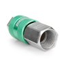 High Flow Coupler 1/4" Body 3/8" NPT Female - image 2