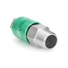 High Flow Coupler 1/4" Body 3/8" NPT Male - image 2