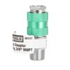 High Flow Coupler 1/4" Body 3/8" NPT Male - image 4